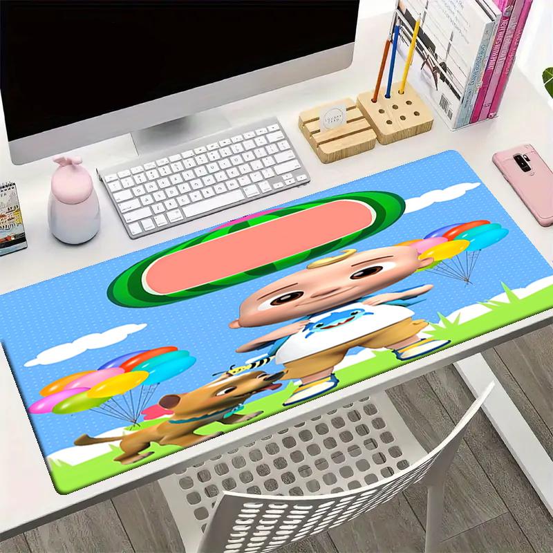 CoComelon Theme Mouse Pad, Non Slip Rubber Base, Multifunctional Office & Home Decor, Perfect for Workspace Personalization.