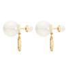 DIOR Original Design Resin Earrings Unisex Gold E2325WOMCY_D03S