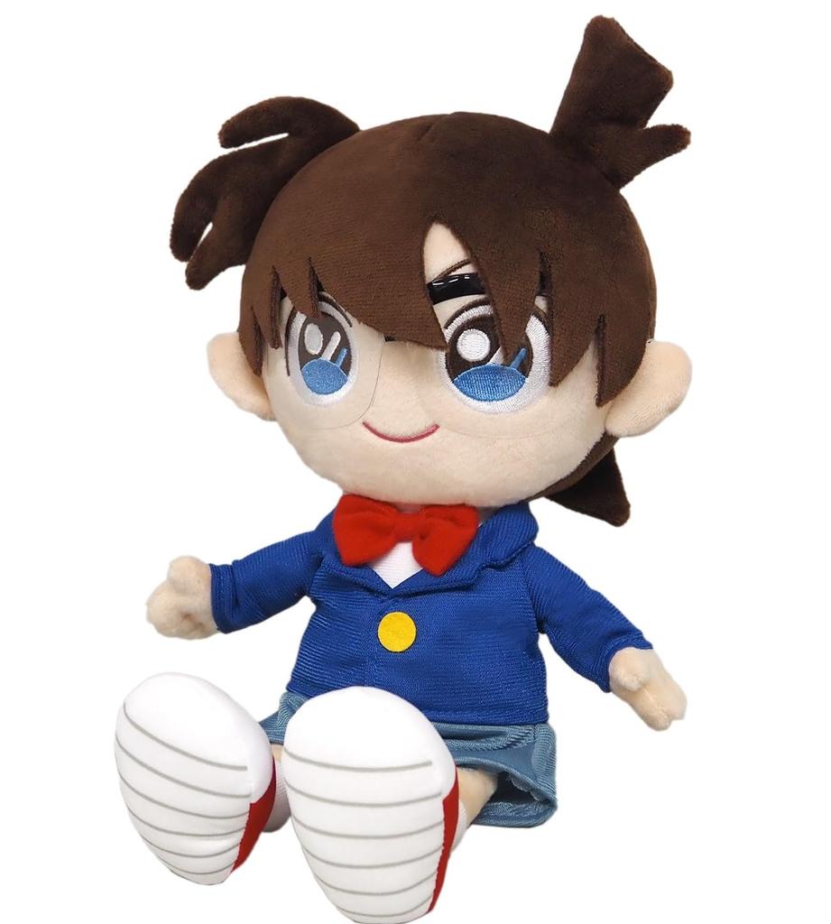 Sanei Boeki Detective Conan Fluffy Friends Edogawa Conan W17 X D11 X H23cm Plush Toy FCN04 (M)