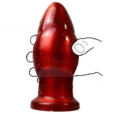 Огромная анальная пробка дилдо ПВХ анальная пробка красная большая анальный дилататор стимулировать влагалище анус секс-игрушки для женщин и мужчин