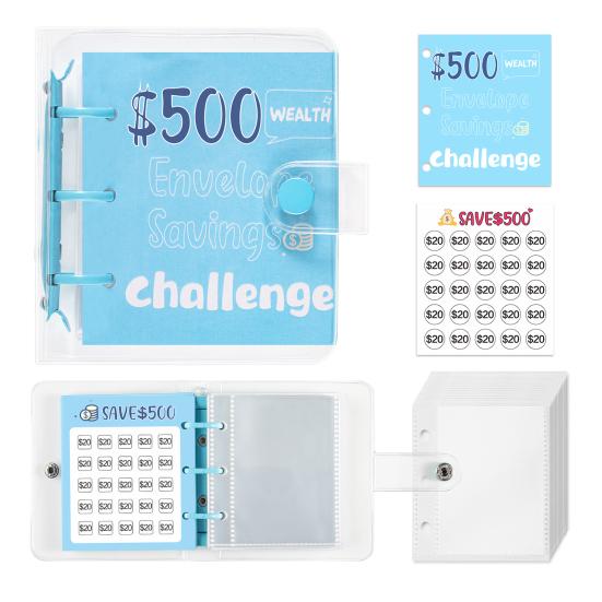 25 конвертов, экономия денег, мини-книга-планшет, экономия денег, чтобы сэкономить 150/300/500/1000 долларов для домашнего офиса, школы