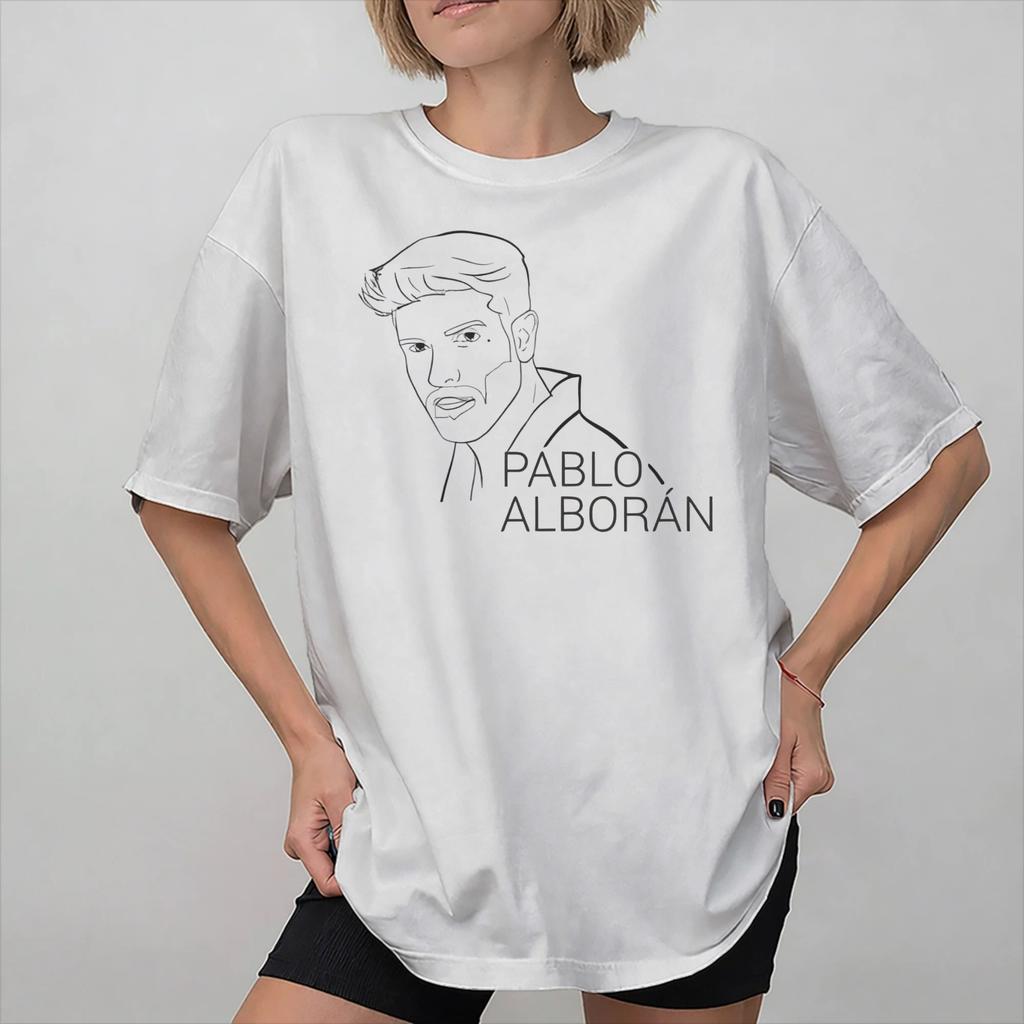 Unisex Women Pablo Alborn T Shirt Cotton Fashion Tee Shirts Top Clothing