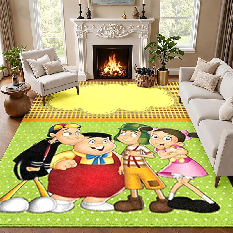 El chavo Carpet Door Mat for Living Room or Bedroom Protective Mat Under Chair Office Decoration Christmas Gift Birthday Present