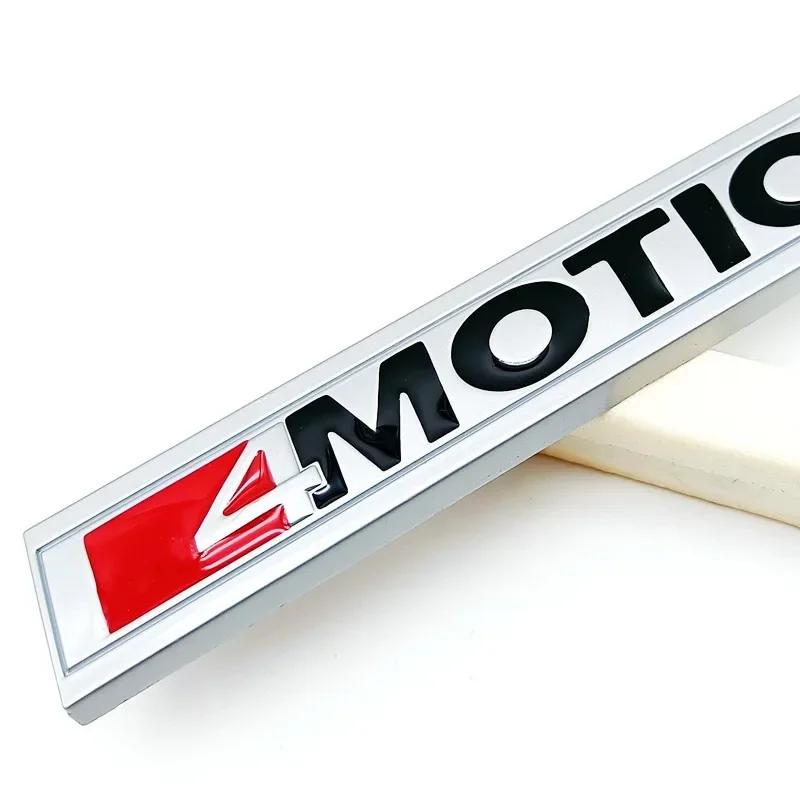 AABIM1 1Pcs 3D Metal 4 MOTION Logo Car Rear Trunk Emblem Badge Sticker Accessories For Volkswagen GOLF Polo Tiguan Jetta Magotan Passat