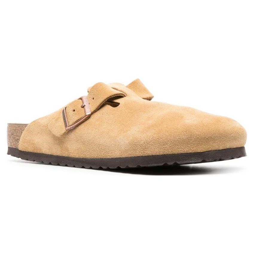 Birkenstock Мужские кроссовки Boston из замши, цвет латте-кремовый 1026181