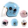 Cartoon Cute Helmet Open Face Electric Bike Child Helmet Four Seasons Cartoon Electric Bicylce Helmet for Kids Youth Schoolchild
