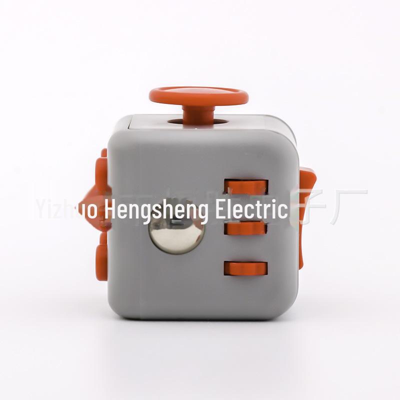 Six-Sided Finger Exercise Rubik's Cube: Hot Decompression Dice Toy