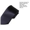 Solid Color Business Tie Formal Faux Silk Pointed Style Men Neckwear Business Trips Formal Event Necktie