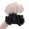 Summer Sweet Mesh Tulle Star Bubble Hair Claw Clips For Women Solid Ponytail Clip Headdress Accessories