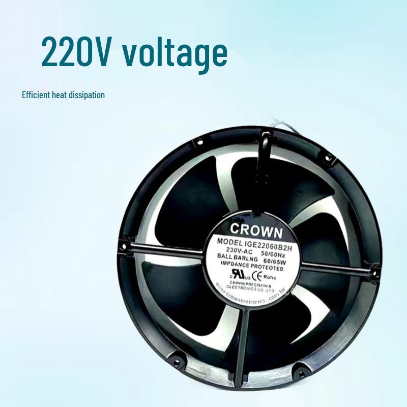 Совершенно новый охлаждающий вентилятор CROWN AC220V IGE20060B2H для шкафа электрической коробки 18060