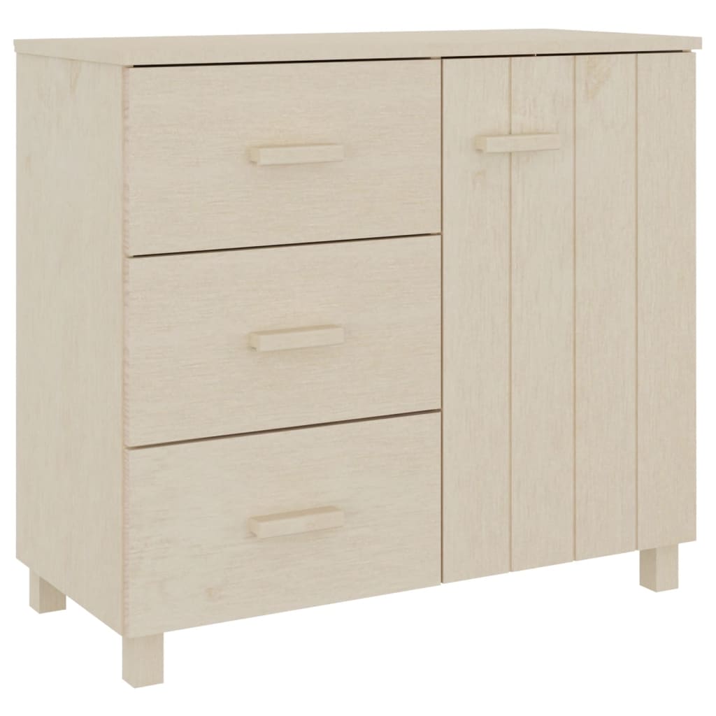 Sideboard HAMAR Honey Brown 90 x 40 x 80 cm Solid Pine Wood
