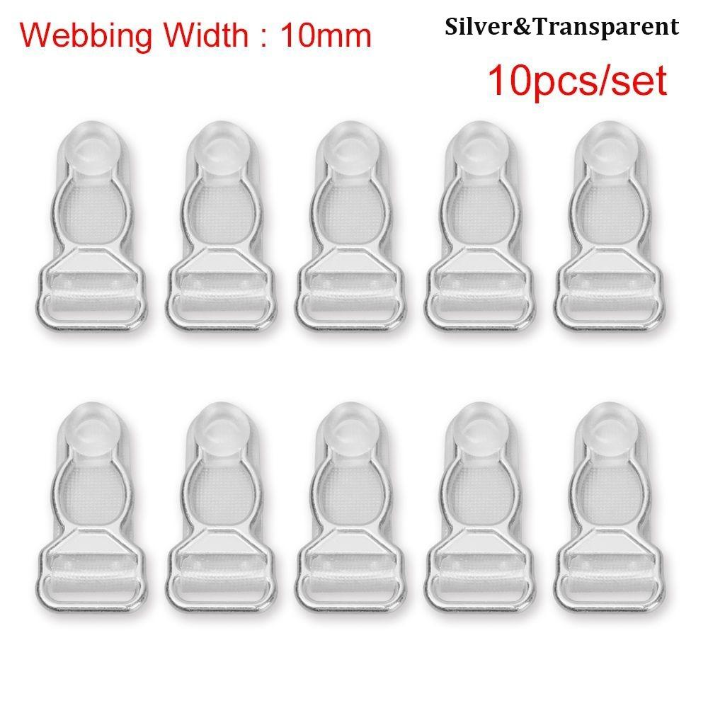 10 шт. Новый 10/12 мм Клипса-зажим для подвязки корсета на ногу Черный Пластик Концы подтяжек Крючки Легкие Зажимы для подтяжек