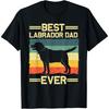 Labrador For Men Dad Black Lab Yellow Labrador Retriever T-Shirt(1)