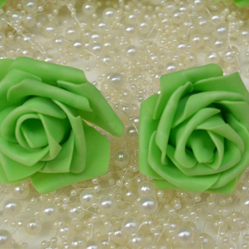 Модный декор для вечеринки, букет искусственных роз, сделай сам, домашний искусственный ПЭ-бутоны для вечеринки, пенопластовые цветы 6 см, свадьба, 10 шт.