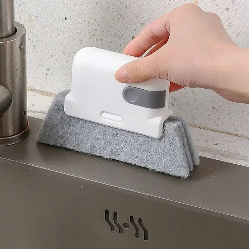 Щетка для чистки окон, канавка для подоконника, тупиковая щетка для шкафа, съемная щетка для дома, многофункциональные инструменты для чистки