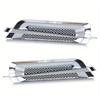 Universal 2Pcs Chrome Car SUV Air Flow Fender Side Vent Decoration Sticker Automotive General Decorative Tuyere Car Sticker