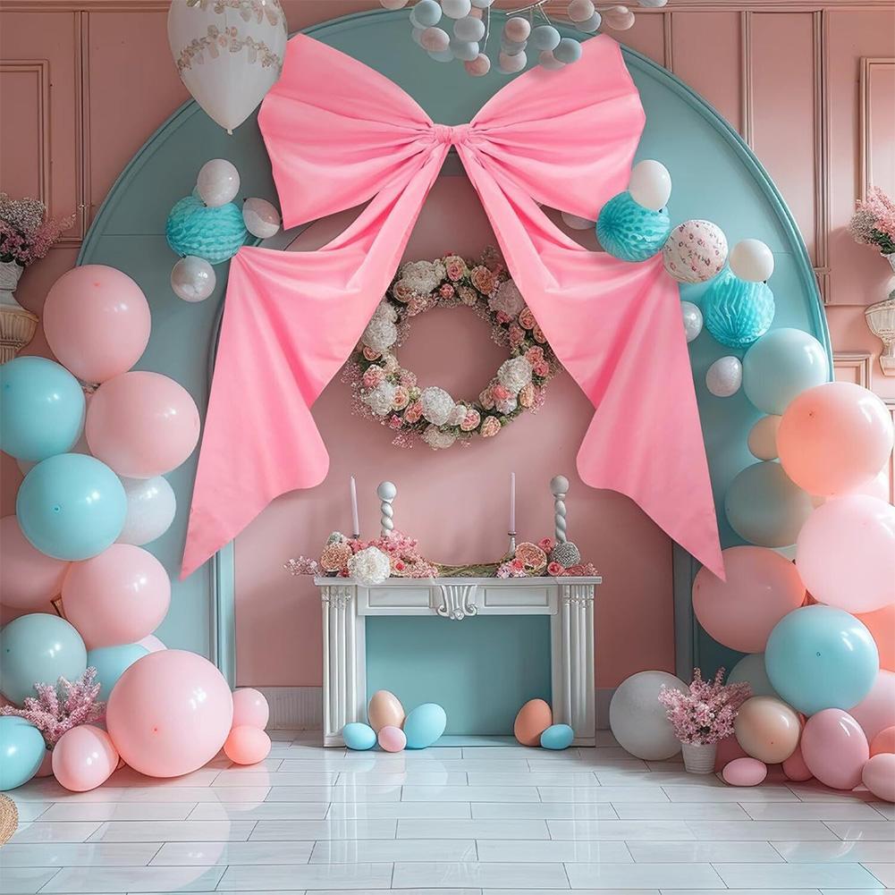 Гигантский бант-лента декор тематические украшения для вечеринки большая лента подвесной бант для комнаты девочки свадебное украшение для рождественской елки