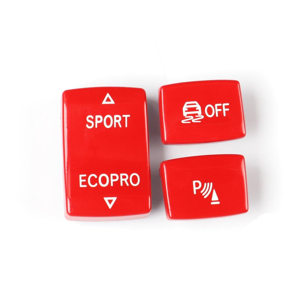 Для BMW 2 3 4 Серии F20-23 F30-F34 Красные Кнопки Переключения Режима Вождения на Центральной Консоли