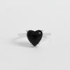 Viollina Petite Heart Ring_Black
