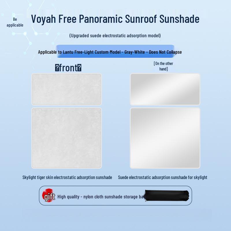 Lantu 23 модели Козырек от солнца для панорамной крыши Voyah Sky Window: Теплоизоляция, Конфиденциальность и Защита от солнца