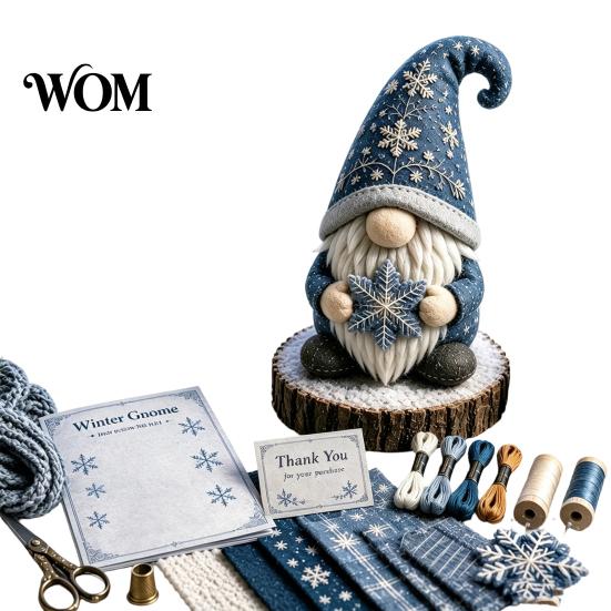 Sea Animal Supplies Kit DIY Patchwork Doll Kit, Handmade Gnome Sewing Set Cloth for Home Decor, Fabric Cartoon Dragon Crafts Beginner Decorative