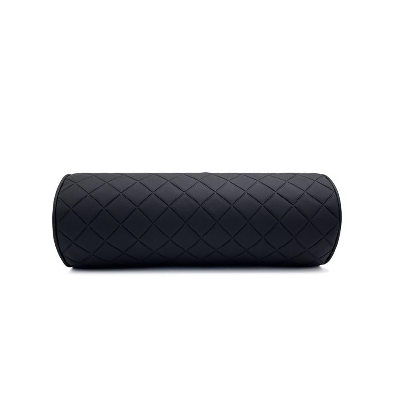 Universal Car Seat Neck Pillow Headrest Leather Memory Neck Cushion Pillow Neck Silk Cotton Vertebral Auto Travel Accessories