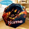 Custom Name Umbrella Baseball Glove Bat Umbrella 8-Frame for Travel, Camping, Casual Lightweight Portable, Essential for Family Gifts