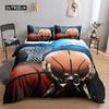 Basketball Duvet Cover Set Basketball Bedding Sets Full Sports Game Collections Duvet Cover for Kids Soft Polyester Qulit Cover