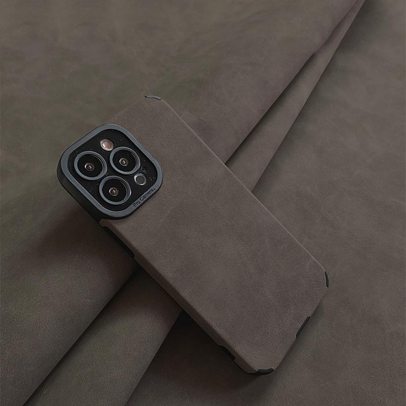 Чехол из замшевой плюшевой кожи для iPhone 16 15 14 Pro 13 12 11 Pro Max XR XS X 7 8 Plus SE 2022, роскошный силиконовый противоударный защитный чехол для объектива