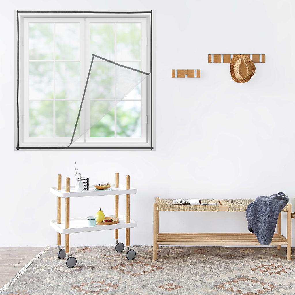 Оконная ширма своими руками с самоклеящимися лентами, бытовая москитная сетка, москитная сетка, москитная сетка