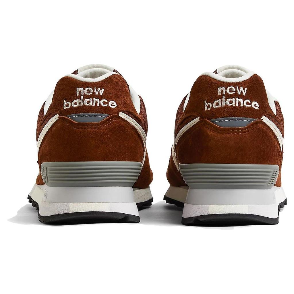 New Balance 576 Сделано в Англии Monks Robe Мужские кроссовки Коричневые кокосово-молочного цвета с шепотом белого цвета OU576BRN