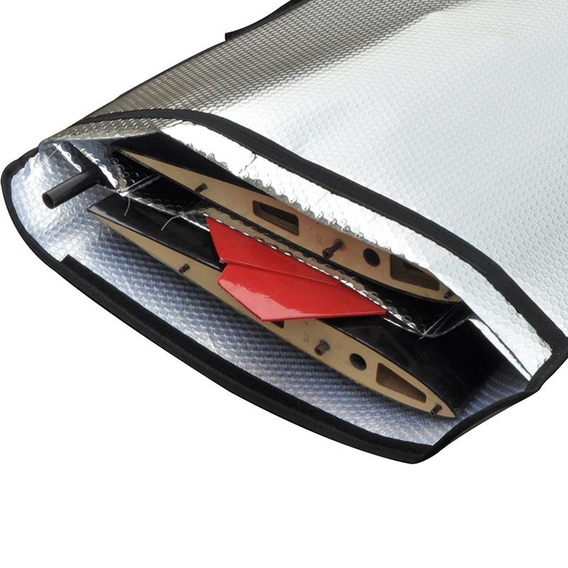 Bubble Layer Wing Protective Bag For Rc Airplane Model 30-50E 70E 30Cc Sunscreen And Rainproof Portable