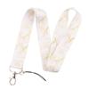 Key Ring Holder Name Tag Holder Marble Printing Lanyard Phone Lanyard Neck Straps Phone Hang Rope