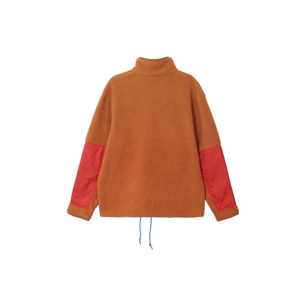 Nike Флисовая куртка с вышитым логотипом, мужская верхняя одежда оранжевого цвета DD5022-246