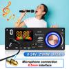 160W Stereo Amplifier Bluetooth 5.0 MP3 Decoder Board 2*80W Mp3 Audio Player 8-24V Car FM Radio Module TF USB Mic Record Call