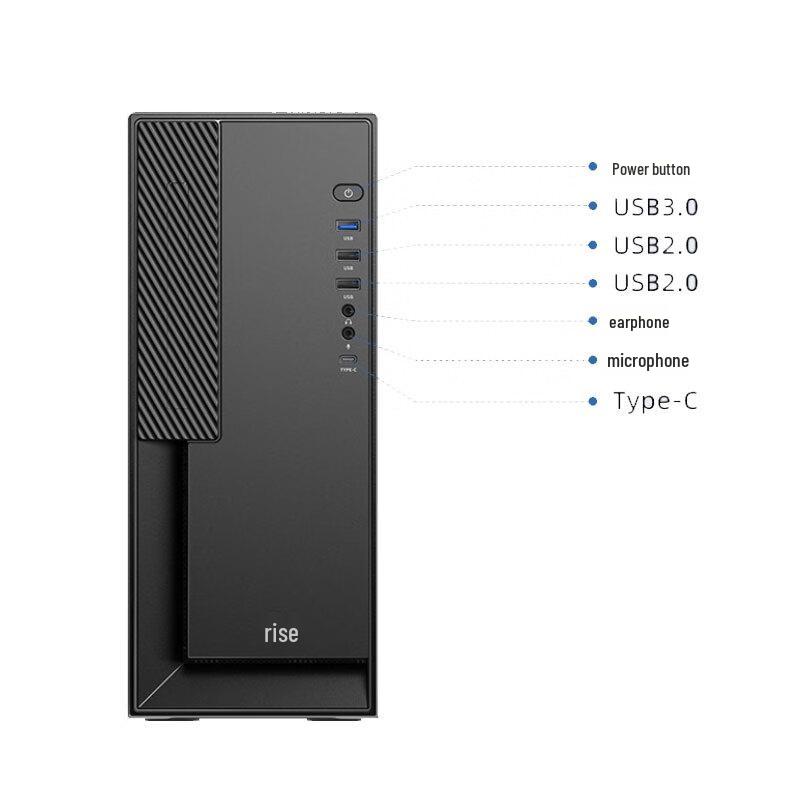 Pansheng Tenglong DL310 Loongson 3A6000 Desktop PC with 23.8-inch Monitor (CN version)