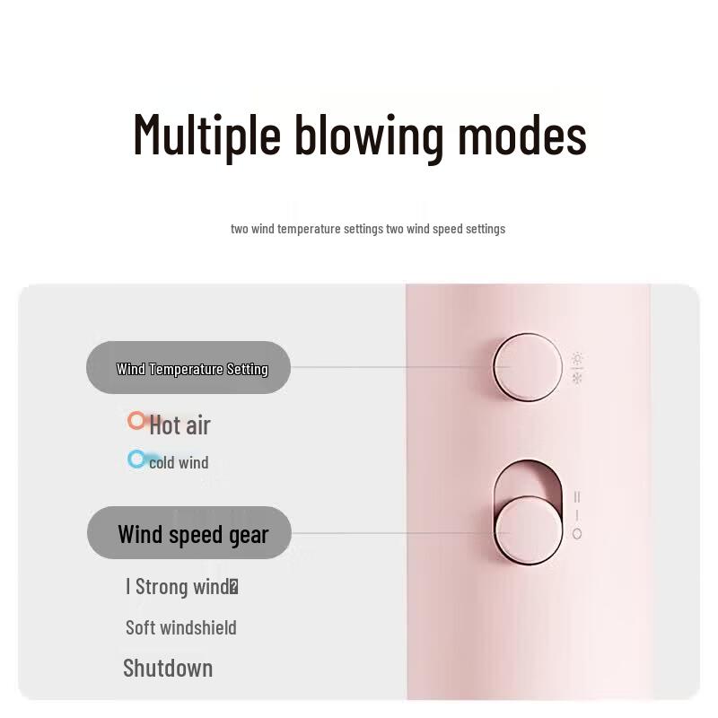 Складной фен Xiaomi с отрицательными ионами