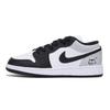 Air Jordan 1 Износостойкие Низкие Винтажные Баскетбольные Кроссовки Мужские Темно-Серые 553558-131(Команда85-)