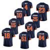 Chicago Embroidered Football Jersey Short Sleeve Men Women Adult Sports