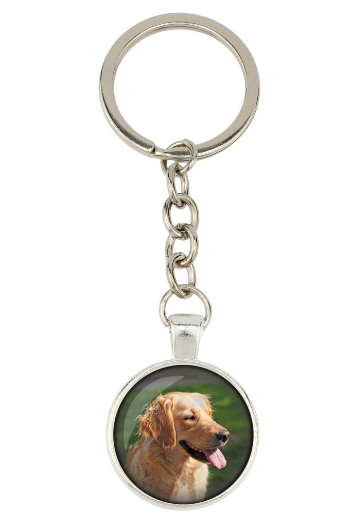Golden Retriever - Keychain with Your Photo, Key Decoration, Bag Pendant from Art-Dog Brand