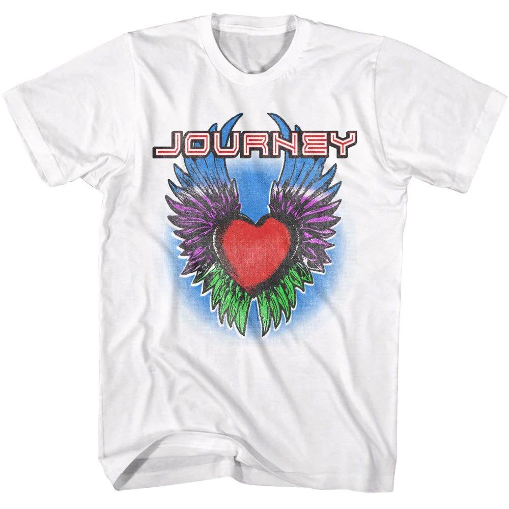 Journey Journey Winged Heart T-shirt Size S-4xl High-end Luxury Is for Both Men and Women Top Y2k Summe Hot