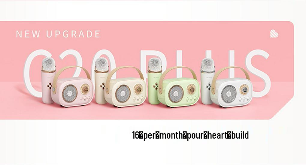 Детский подарок на день рождения: Bluetooth-караоке-колонка с функцией изменения голоса (Возраст 3–12 лет) - Включает беспроводной микрофон