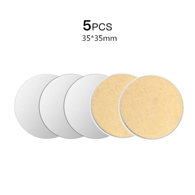 1/3/5 шт. Магнитная наклейка Металлическая пластина диск железный лист для Магнитного держателя мобильного телефона Для магнитных автомобильных держателей для мобильного телефона