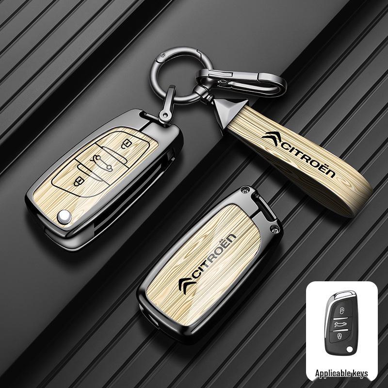 Чехол для ключа Peugeot для 4008, 408, 508L, 3008, 5008, e2008 - Премиальный корпус ключа автомобиля с логотипом.
