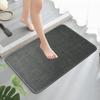 Коврик для ванной комнаты Нескользящий Быстросохнущий Легко моется Мягкий Впитывающий Коврик для душа Ванные комнаты Кухни Прачечные Принадлежности