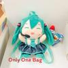 Hatsune Miku Soft Plush Anime Backpack With Breathable Design For Girls Gift