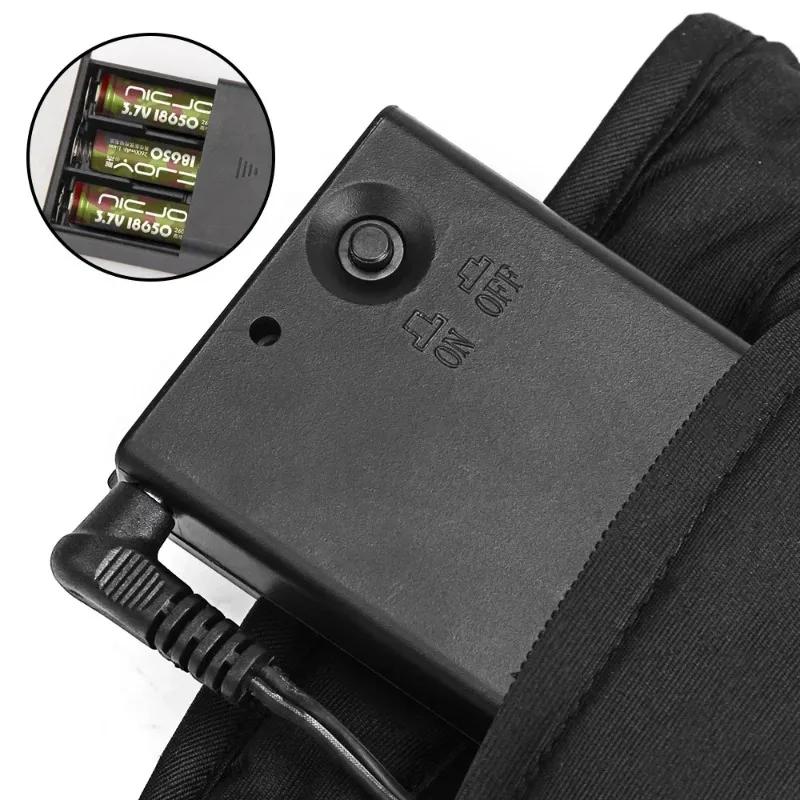 Electric Heated Gloves Winter Gloves Skiing Heated Gloves Waterproof Heated Gloves Touch Screen Motorbike Racing Riding Gloves