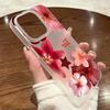 Яркий Красный Цветок Чехол для Телефона Для iPhone 17 16 15 14 13 12 11 Pro Max Прозрачный Силиконовый Чехол Для iPhone Air 8 7 Plus XS XR X Funda