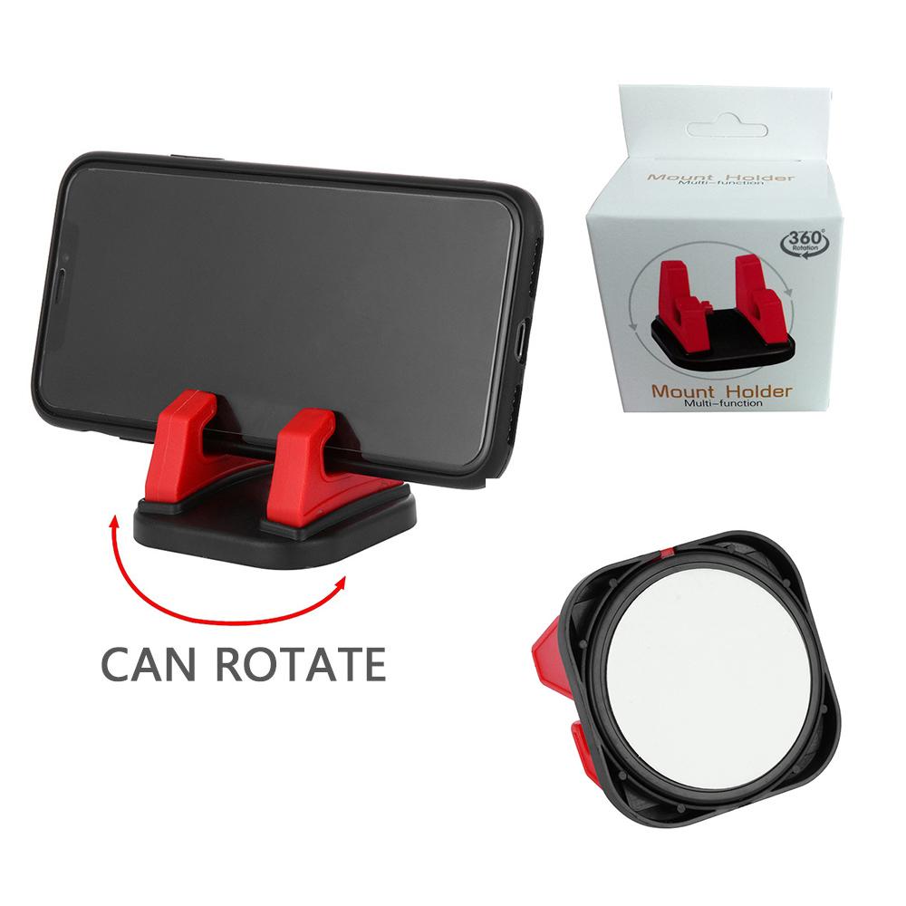 Автомобильный держатель для телефона, вращающийся стол, приборная панель, держатель для мобильного телефона, кронштейн для крепления GPS, поддержка GPS для iPhone, Samsung, Xiaomi, автоаксессуары