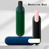 Portable Small Medicine Box Mini Size Portable Medicine Box Three Compartment Storage Box Travel Pill Medicine Packaging Box
